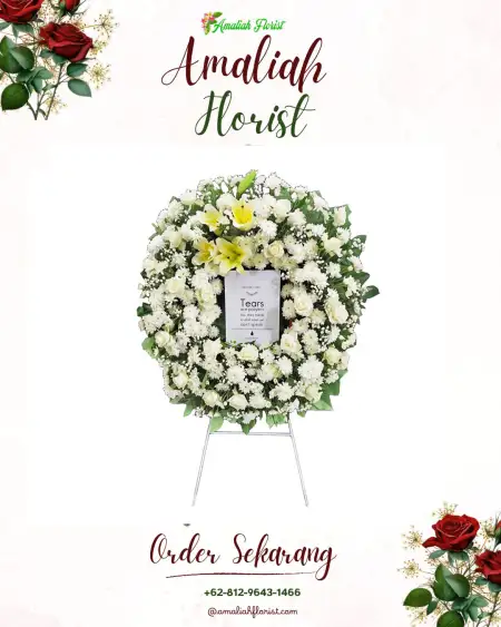 Krans Bunga Duka Kacangan