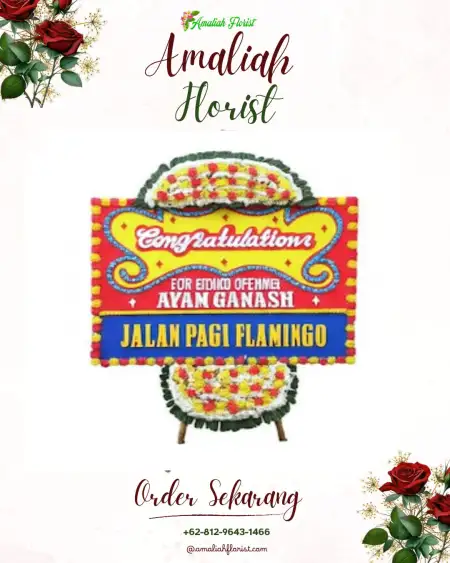 Sewa Papan Bunga Kacangan